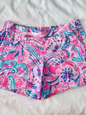 Lilly Pulitzer Ocean View shorts Pink Blue
